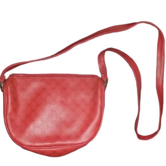 80's VR Classic Vintage Red Shoulder Bag - Picture 2 of 5